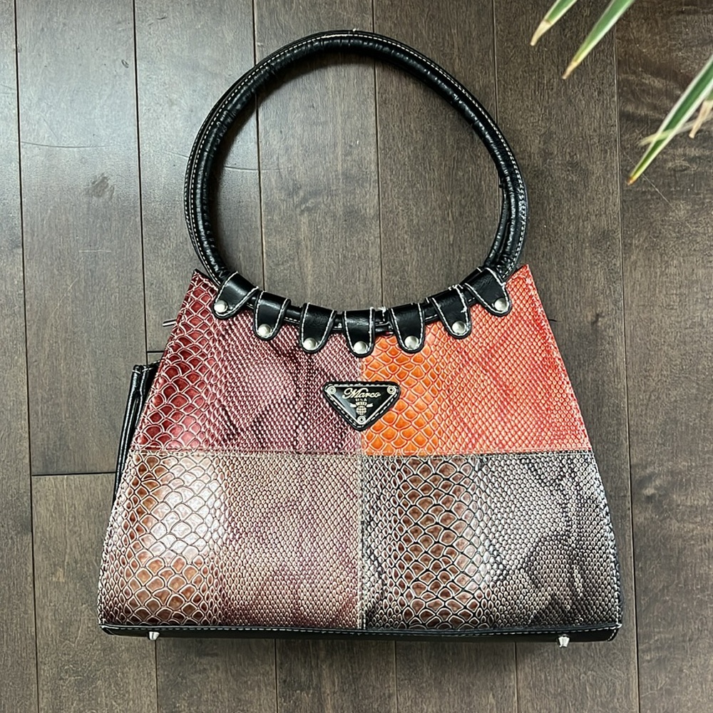 Faux Snakeskin Handbag - Picture 2 of 6